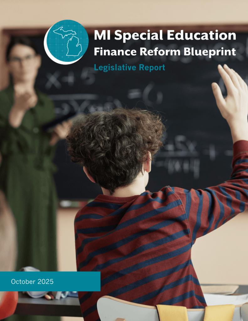 Michigan Special Education Finance Reform Blueprint